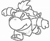 Coloring Bowser Pages Printable Popular sketch template