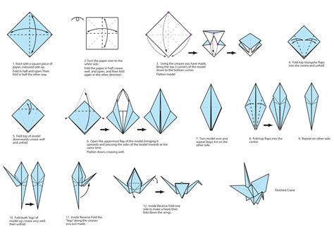 origami paper crafts   create  easy origami crane fun