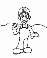 Coloring Luigi Pages Luigis Mansion Getcolorings Printable Getdrawings sketch template