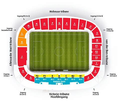amsterdam arena seating chart