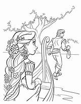 Rapunzel Flynn Coloring Pages sketch template
