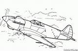 Aviones Combate Combatiente 9r Yak Imprimir sketch template