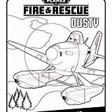 Planes Coloring Pages Rescue Fire Disney Printablee Via Dusty sketch template