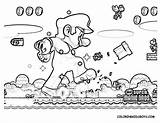 Mario Coloring Pages Super Print Printable sketch template