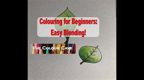 colouring  beginners basic blending youtube