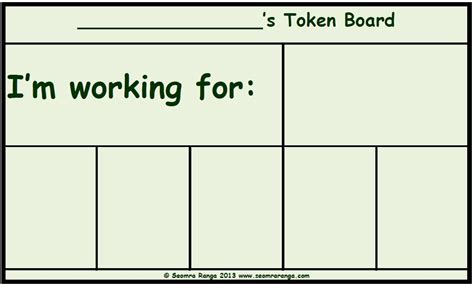 token board template printable doctemplates