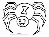Spider Coloring Pages Cartoon Printable Kids Spiders Drawing Print Web Color Cute Clipart Printables Spiderman Templates Anansi Template Masks Large sketch template