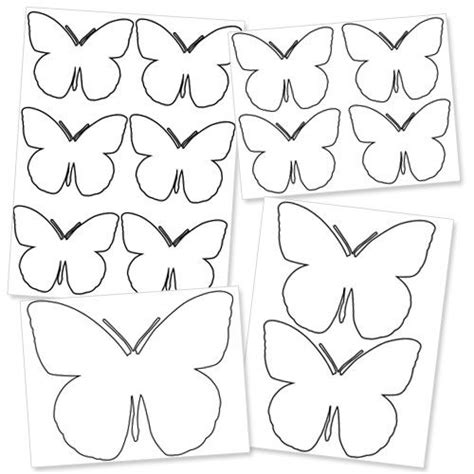 large printable butterfly template  printable butterflys