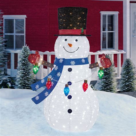 light  outdoor snowman outdoor lighting ideas
