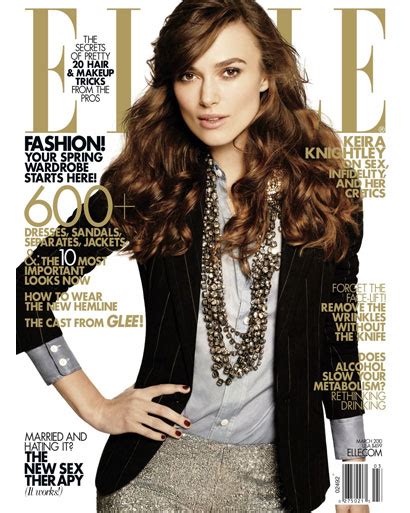 Keira Knightley For Elle Us March 2010 Art8amby S Blog