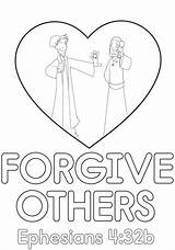 Forgive Ephesians sketch template