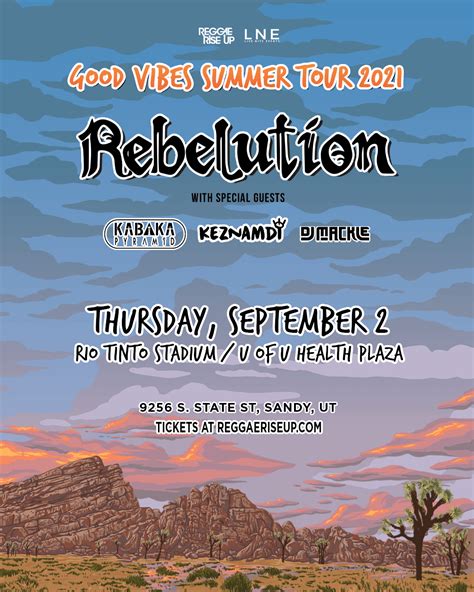 good vibes summer tour 2021 rebelution friends tickets at rio tinto