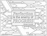 Coloring Perfection Progress Enemy sketch template