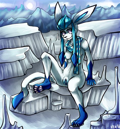 Rule 34 2016 Anthro Areola Breasts Eeveelution Female Fur Glaceon