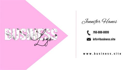 feminine business cards template postermywall