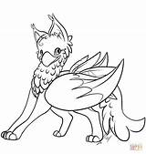 Coloring Griffin Pages Printable Griffon Gryphon Hippogriff Colouring Cute Lines Drawing Book Pf Color Deviantart Child Dragon Harry Potter Adult sketch template