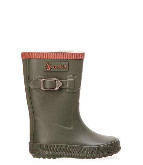 aigle rain boot perdrix kaki   green bag