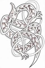 Celtic Dragon Tattoo Tattoos Designs Patterns Sobriety Popular Female Most Symbols Knots Ink Knot Tribal Awesome Grey Irish Viking Inspiration sketch template