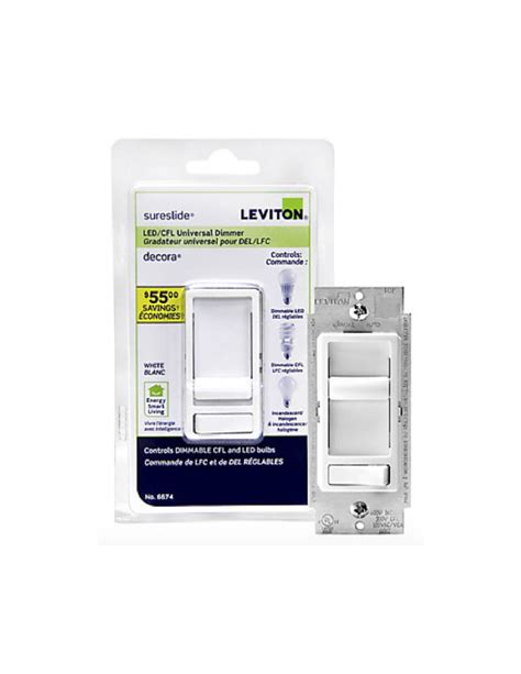 leviton sureslide dimmer  watt led capacity lumicrest high cri led lighting