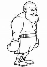 Coloring Pages Food Boxer Drive Funny Boxing Kids Big Lagret Comments Fra sketch template