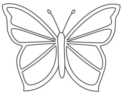 butterfly coloring pages  preschoolers gh