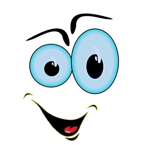 an image of a cartoon face with big eyes