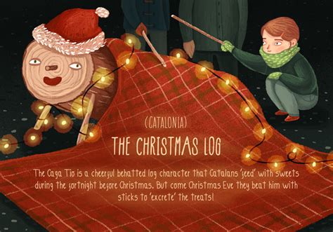 20 Lovely Illustrations Of Unusual Christmas Celebrations