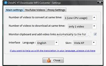 ChrisPC YT Downloader MP3 Converter screenshot #2