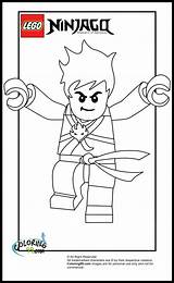 Kai Ninjago Lego Coloring Pages Template sketch template