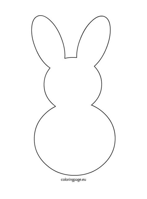 bunny rabbit template coloring page easter diy easter art easter