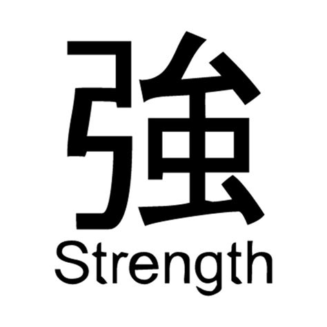 Japanese Symbol Strength Strength Onesie Teepublic