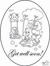 Coloring Well Soon Card Pages Cards Printable Beterschap Kleurplaat Kids Color Colouring Funnycoloring Kleurplaten Library Clipart Popular Advertisement Line Clip sketch template