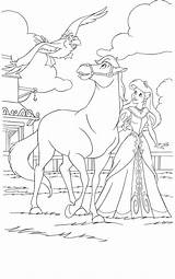 Coloring Horse Pages Princess Disney Kids Spirit Mermaid Dreamworks Colouring Stallion sketch template