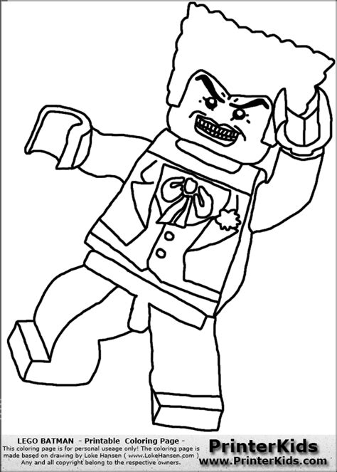 lego joker coloring pages  getcoloringscom  printable