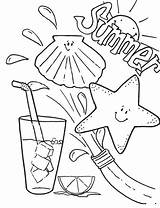 Pages Summertime Coloring Getcolorings sketch template