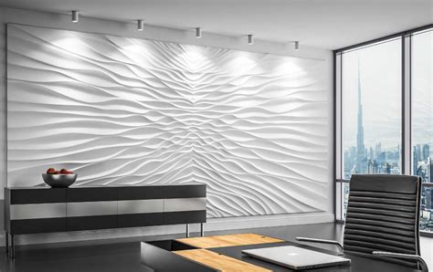 decorate  interior  contemporary wall panels design square