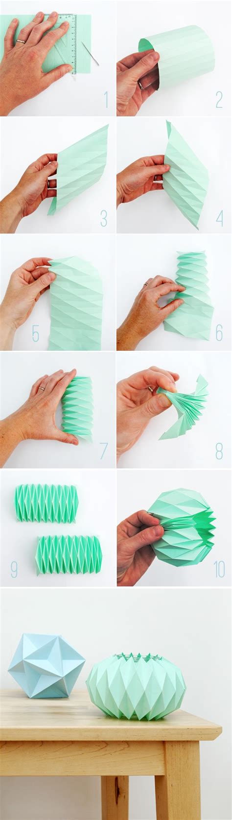 accordion paper fold vessels