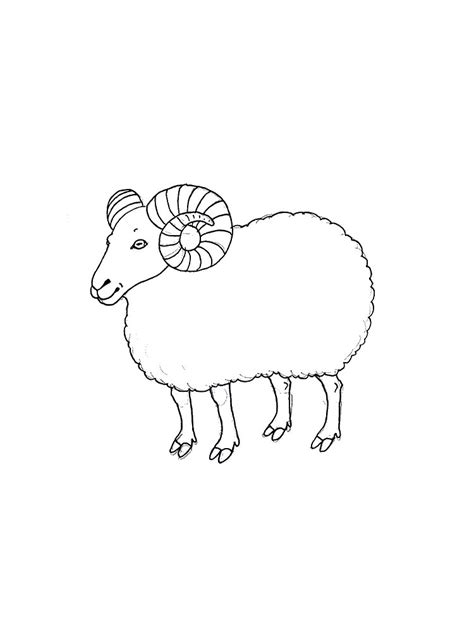 ram pages coloring pages