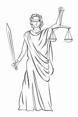 Justice Drawing Scales Getdrawings sketch template