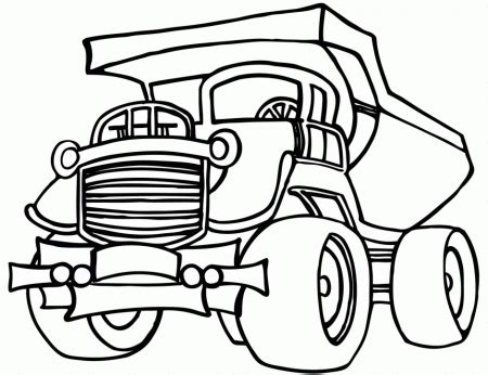 printable dump truck coloring pages  kids coloring home