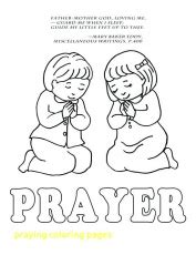 god hears  answers prayer coloring page sunday school coloring