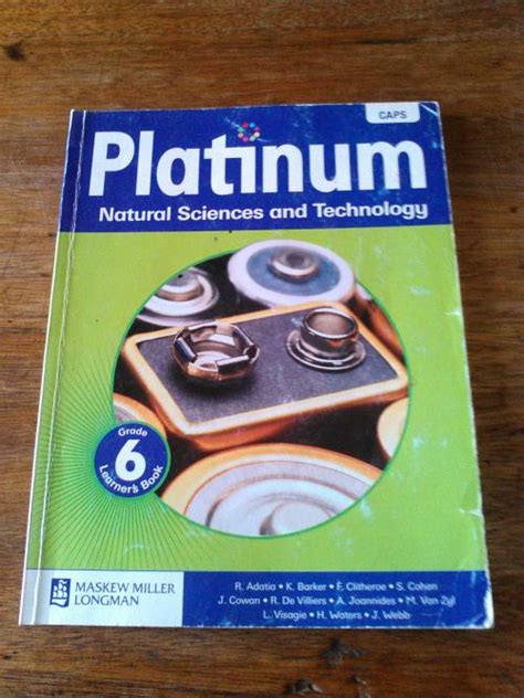 textbooks educational platinum grade  natural sciences  technology learners book