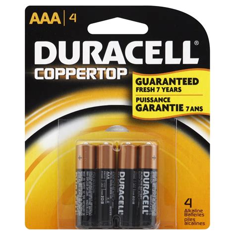 duracell  coppertop  pack aaa batteries alkaline