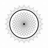 Mandala Coloring Pages Printable Kaleidoscope Adults Lotus Simple Public Colouring Flower Kids Domain Spiral Color Sheets Print Easy Flowers Floral sketch template