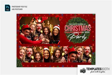 holiday photo booth templates