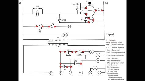 heat pump  stage heat wiring diagram appliance video