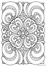 Square Coloring Mandala Pages Coloring4free Getcolorings Getdrawings sketch template