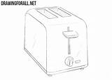 Toaster Draw Drawing Drawingforall Stepan Ayvazyan Electronics Tutorials Posted sketch template