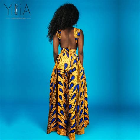 2021 Yilia Popular Long Maxi Infinity Summer 2018 Women Dress Feather