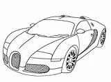 Bugatti Coloring Veyron sketch template